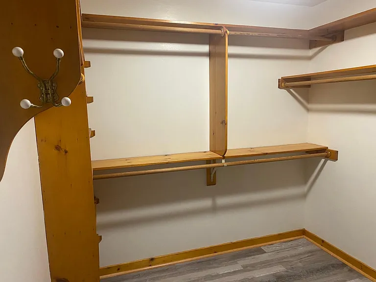 Master bedroom closet