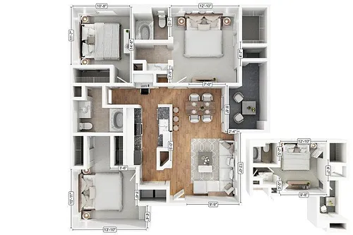 Floor plan 3A2