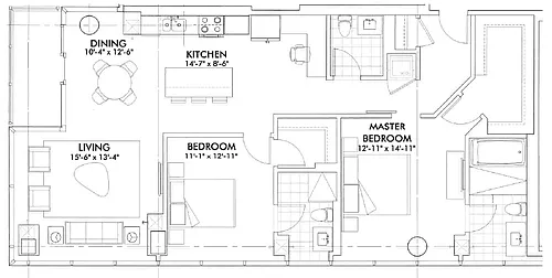 Floor plan B2