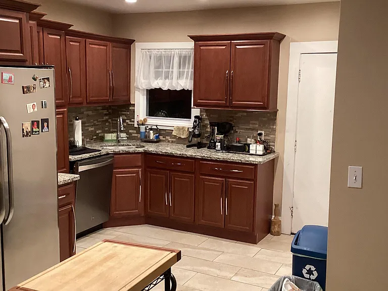 This is the shared kitchen