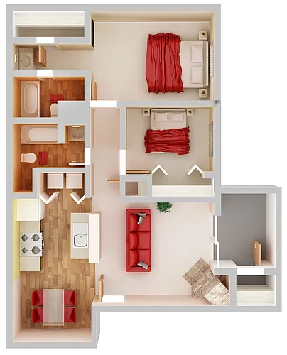 Floor plan Cambridge