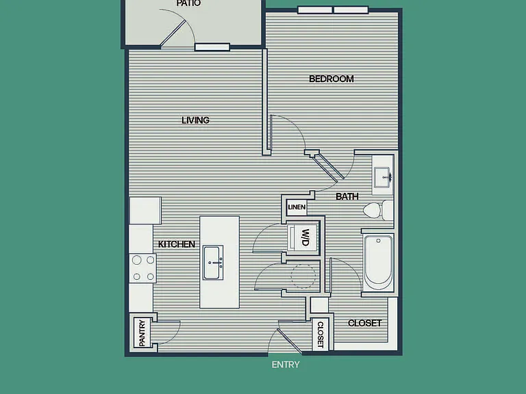 The Daysailer II: 1BR 1BA