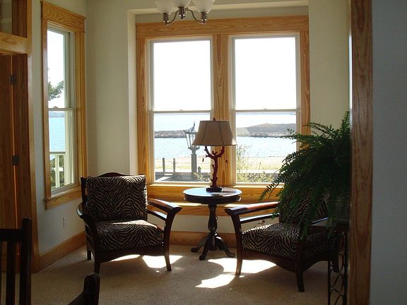 sitting room overlooking marina