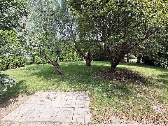 BACK YARD FROM KITCHEN SLIDING GLASS DOOR
