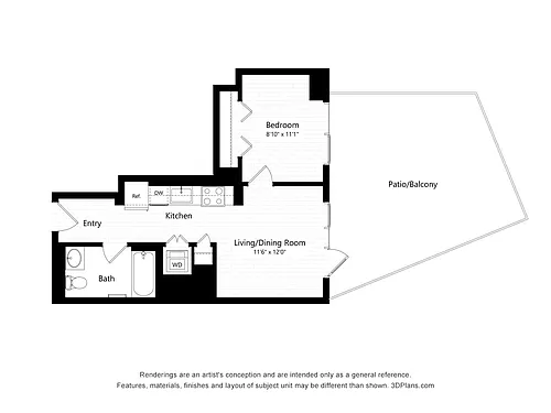 Floor plan Continuum 57_A1