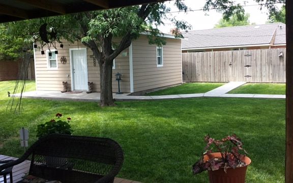 Backyard shop