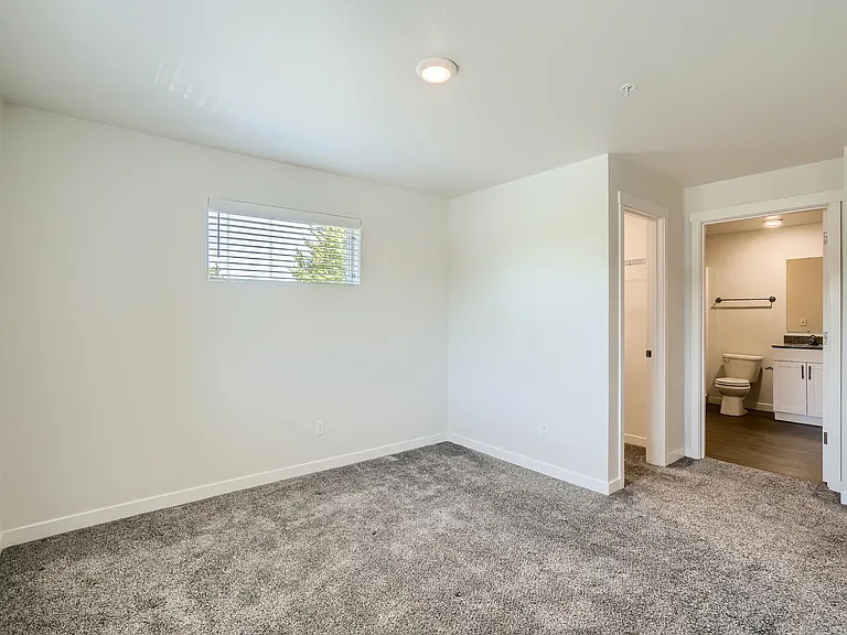 A Typical Bedroom at Huntington Place Apartments