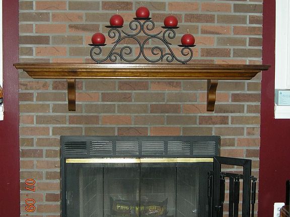 Wood Burning Fireplace