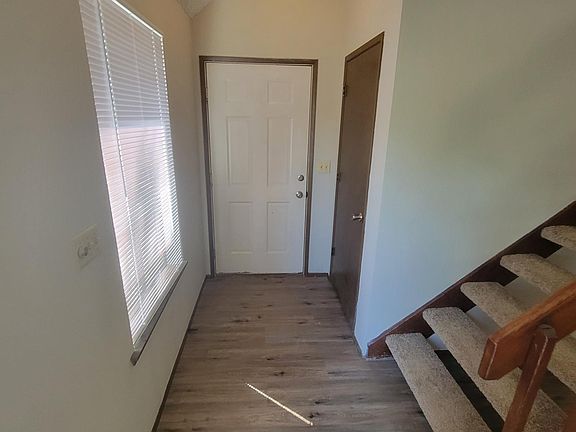 Entryway with coat closet