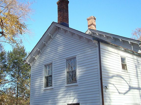 Elegant brick chimineys