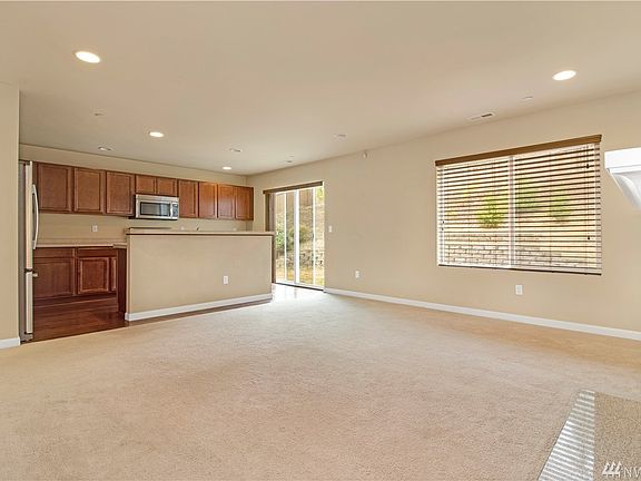 Living Space Opens up to the Kitchen
