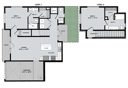 Floor plan B2