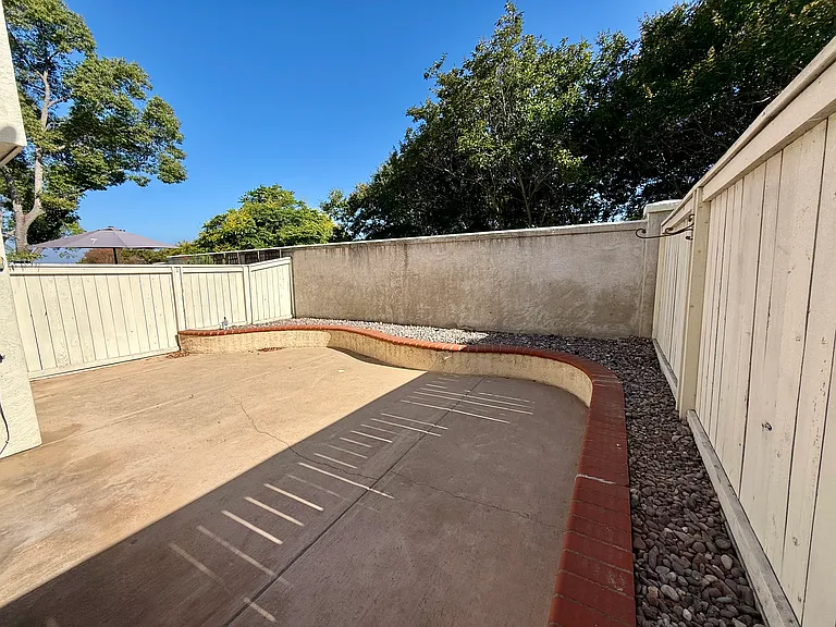 Backyard patio