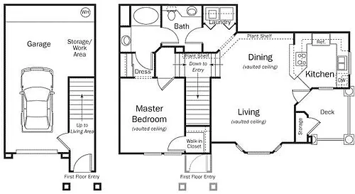 Floor plan 1 U 1 R