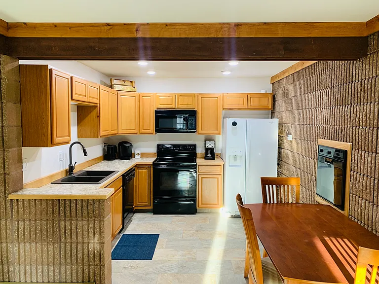 kitchen with table for 4