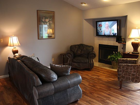 Great Room with fireplace. 