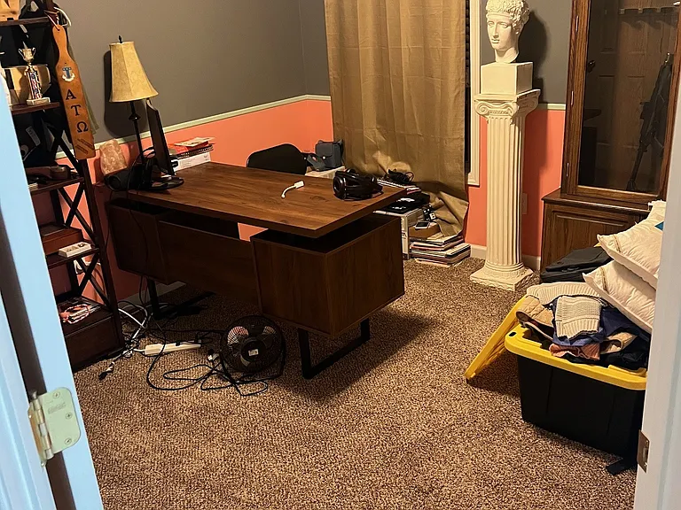 Bedroom #4. Used as an office space currently.