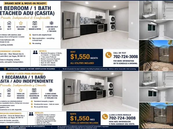 (undisclosed Address), Las Vegas, NV 89110