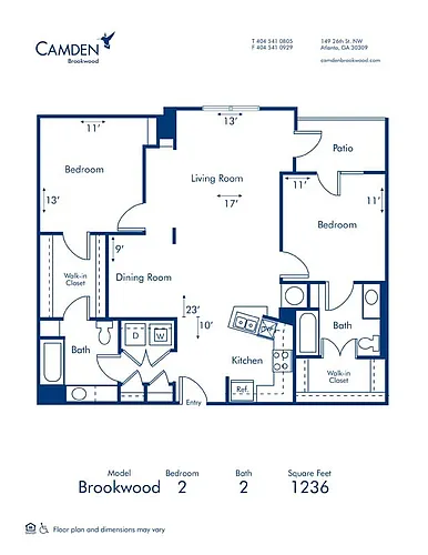 Floor plan Brookwood