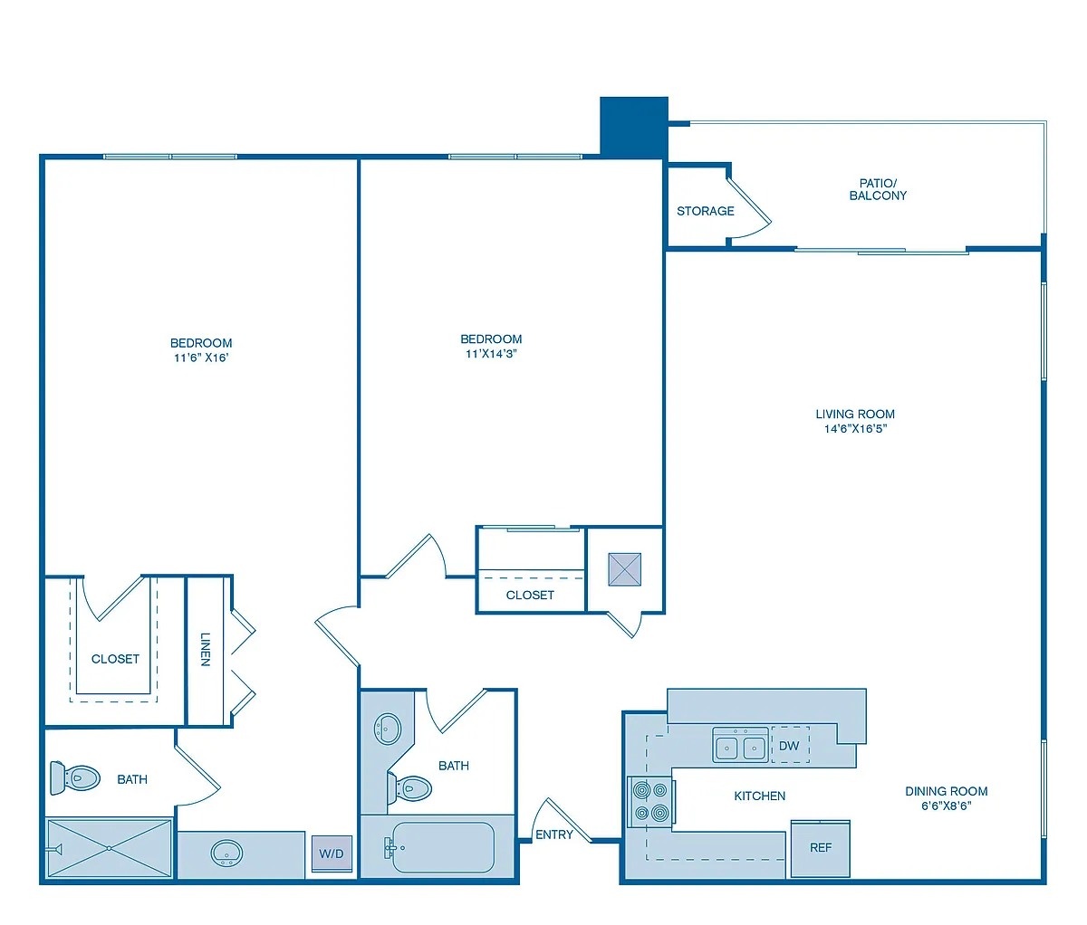 Floor plan B2
