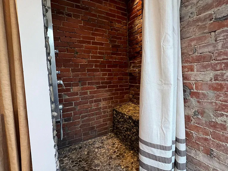 Second floor: natural rainfall shower