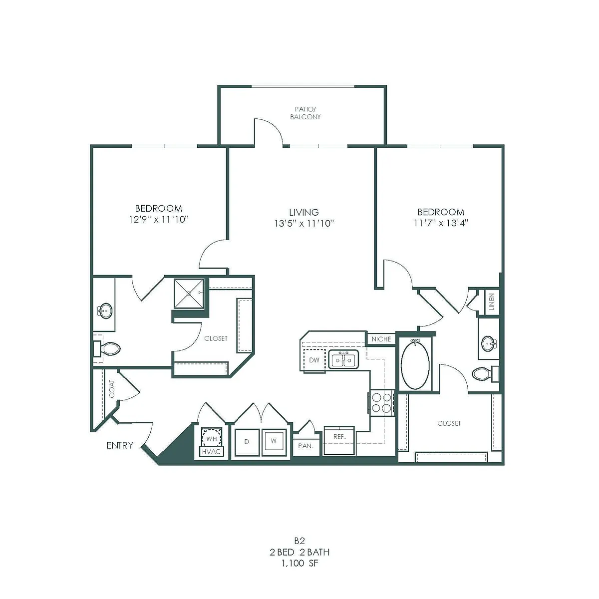 Floor plan B2- Attainable