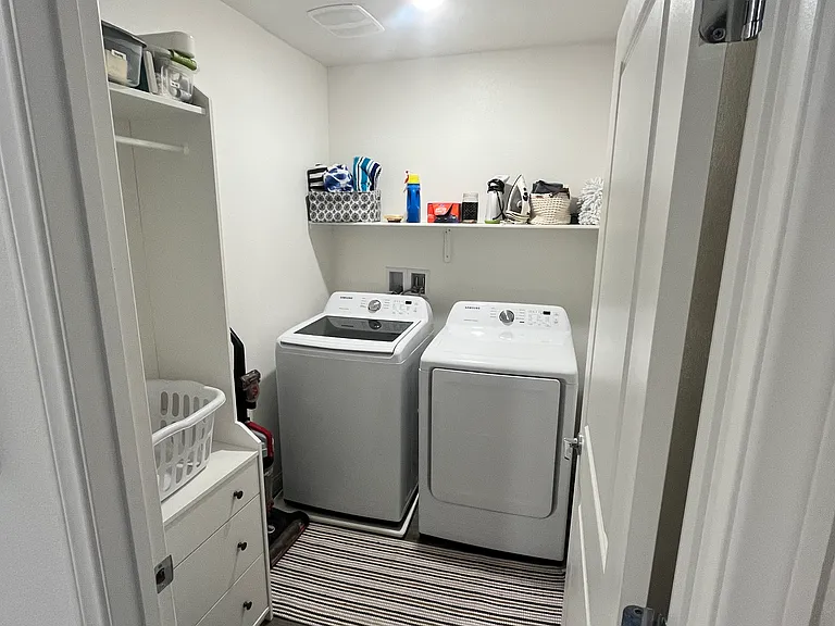 Laundry room- located upstairs