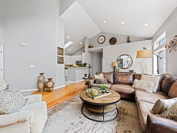 Open Floor Plan Transitions Living, Dining, Kitche