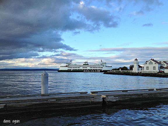 FERRY AND LIGHTHOUSE