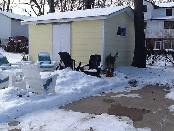Storage Shed & Fire Pit