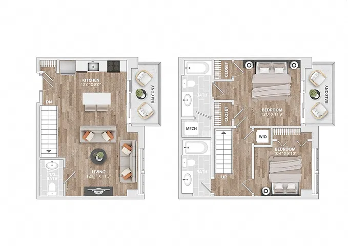 Floor plan B1BD