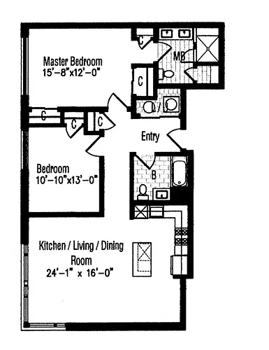 Floor plan 205A