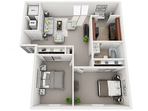 Floor plan 2 Bedroom