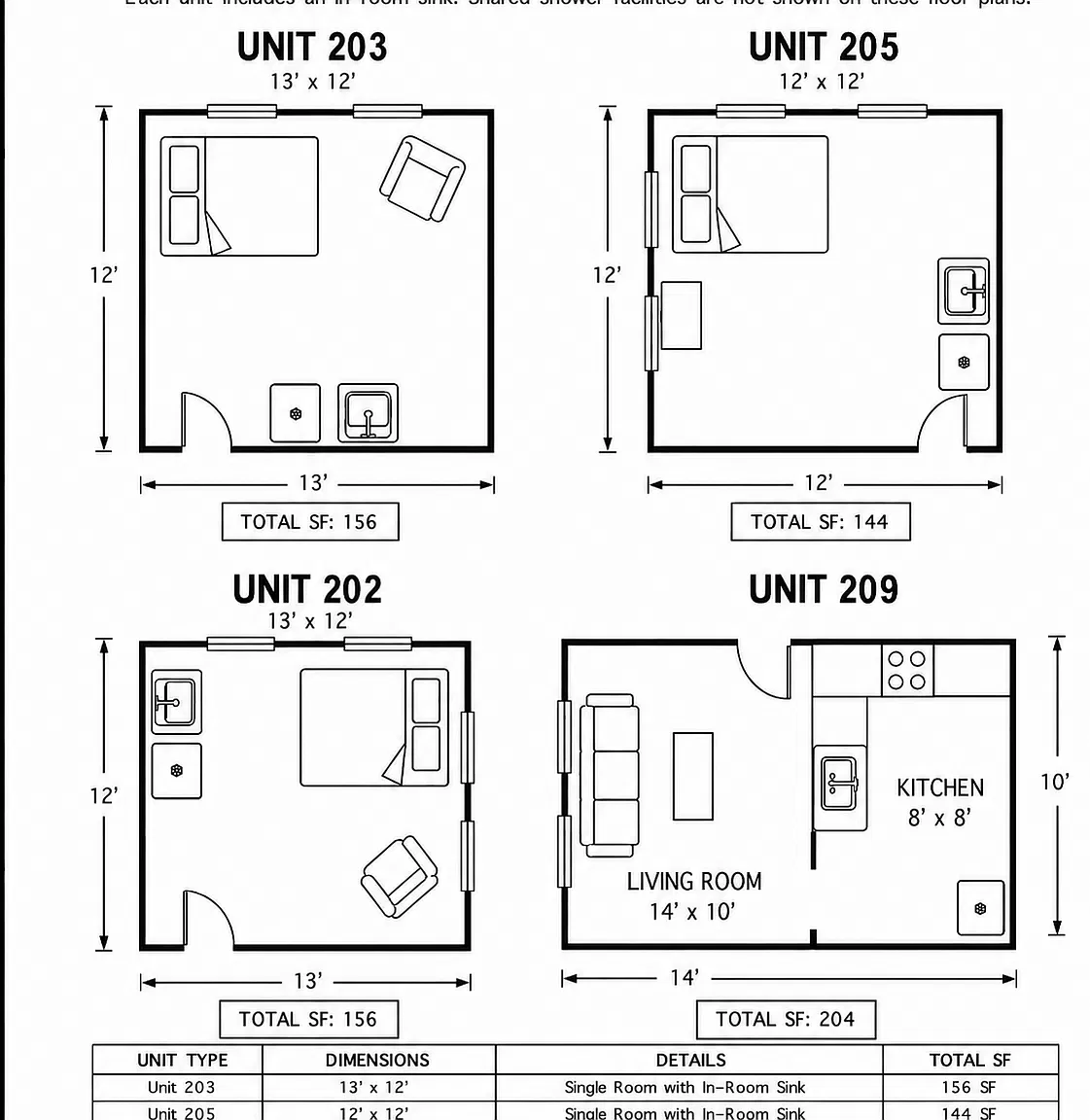 Studio, 156 sqft, $750 — Photo 1