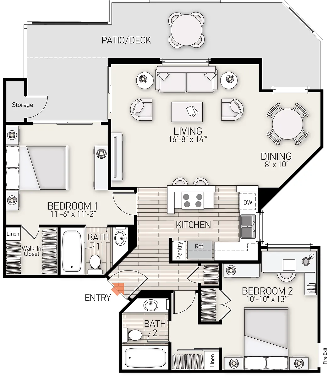 Floor plan Plan E