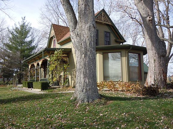 from the sunroom side (taken from in front of hedge)