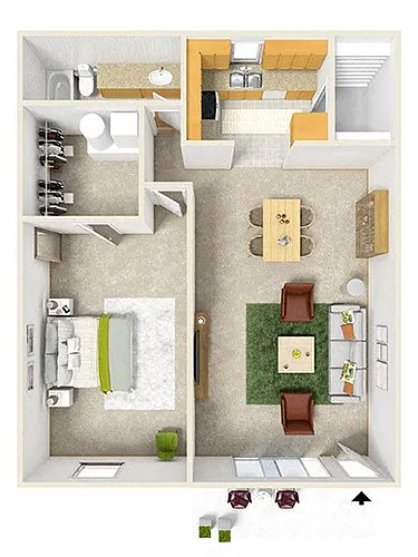 Floor plan Aspen II Heritage