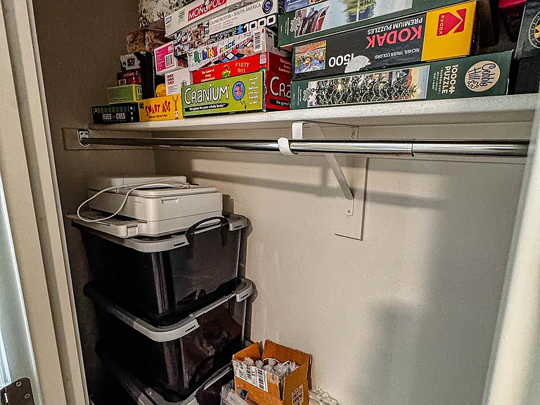 secondary bedroom closet