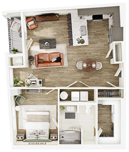 Floor plan A1 ADA