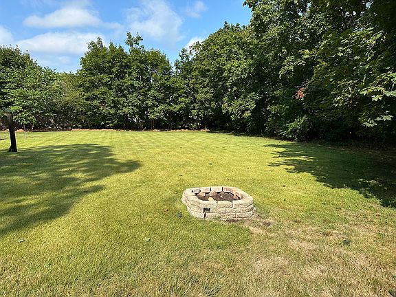 Large outdoor space and firepit