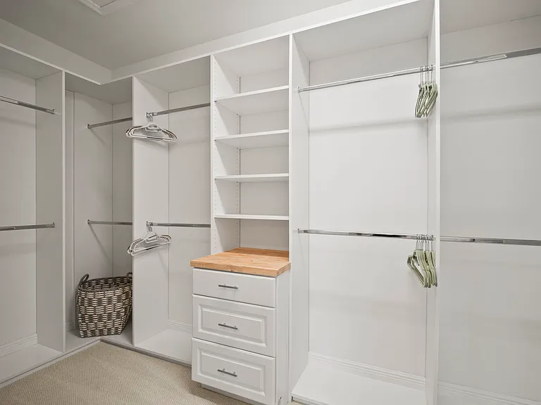 Main bedroom closet