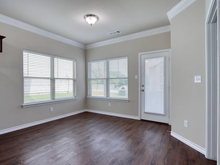 Dining area off of kitchen