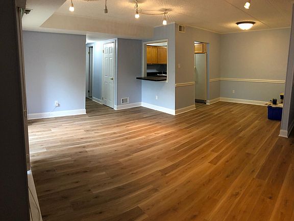 Family room and dining room.
