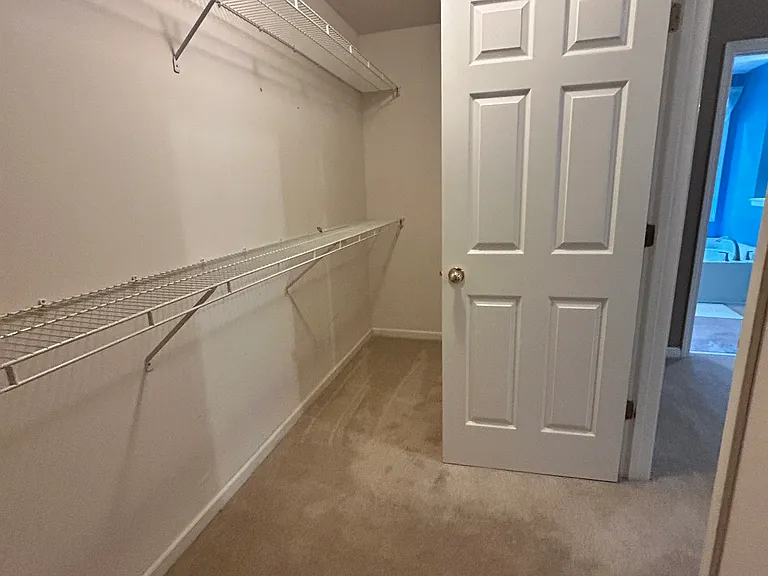 Master bedroom walk-in closet