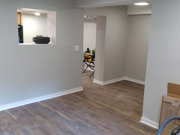 living room and office / dining nook