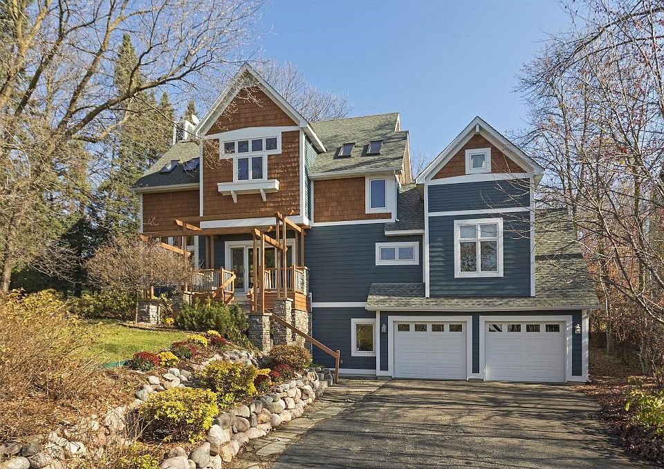 Architecturally designed 2-story home located at the end of a private cul-de-sac.