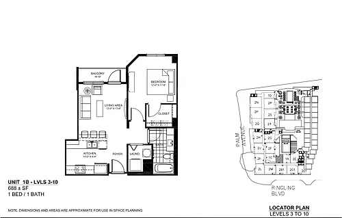 Floor plan 1B