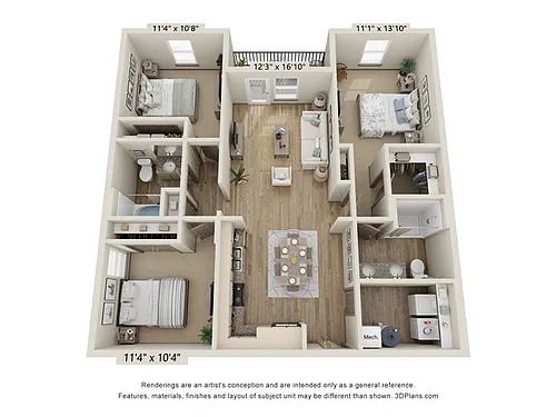 Floor plan C1