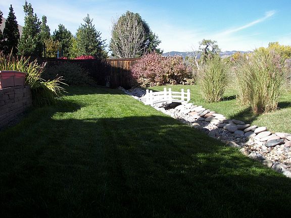 Backyard east to west