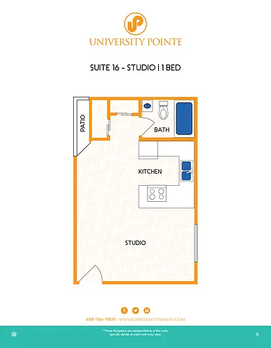 Floor plan Studio